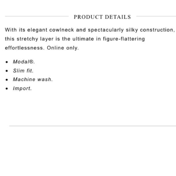 3 for $20!  J. Crew 3/4 sleeve cowlneck tee natural - Picture 5 of 7